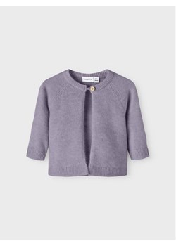 NAME IT Kardigan 13218679 Fioletowy Regular Fit ze sklepu MODIVO w kategorii Bluzy i swetry - zdjęcie 181160538