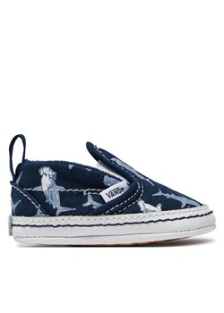 Vans Tenisówki Slip-On V Crib VN000CRUBER1 Niebieski ze sklepu MODIVO w kategorii Trampki dziecięce - zdjęcie 181160545