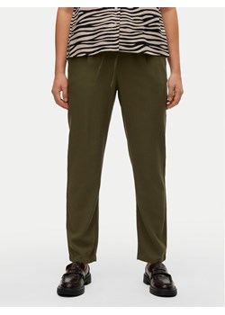 Vero Moda Spodnie materiałowe Jesmilo 10279691 Zielony Regular Fit ze sklepu MODIVO w kategorii Spodnie damskie - zdjęcie 181160578