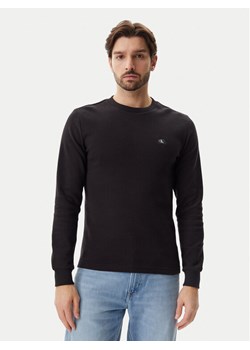 Calvin Klein Jeans Longsleeve J30J327117 Czarny Regular Fit ze sklepu MODIVO w kategorii T-shirty męskie - zdjęcie 181160689