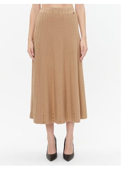 TWINSET Spódnica trapezowa 232TT3172 Brązowy Regular Fit ze sklepu MODIVO w kategorii Spódnice - zdjęcie 181160717