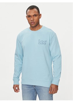 Lee Bluza Wobbly 112349357 Błękitny Regular Fit ze sklepu MODIVO w kategorii Bluzy męskie - zdjęcie 181160828