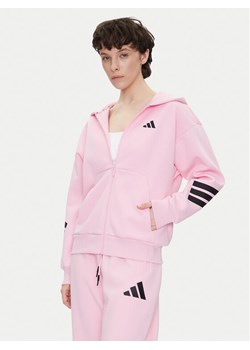adidas Bluza Future Icons 3-Stripes JE0175 Różowy Regular Fit ze sklepu MODIVO w kategorii Bluzy damskie - zdjęcie 181160896