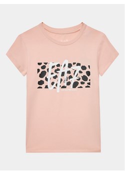 EA7 Emporio Armani T-Shirt 6RFT09 FJ03Z 1421 Różowy Regular Fit ze sklepu MODIVO w kategorii Bluzki dziewczęce - zdjęcie 181160949