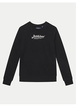 Jack&Jones Junior Bluza Beau 12269849 Czarny Regular Fit ze sklepu MODIVO w kategorii Bluzy chłopięce - zdjęcie 181161037