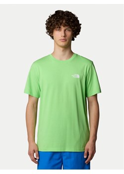 The North Face T-Shirt SS Simple Dome NF0A87NG Zielony Regular Fit ze sklepu MODIVO w kategorii T-shirty męskie - zdjęcie 181161119
