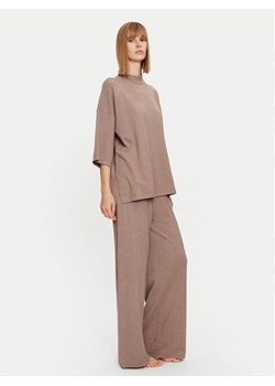 Selmark Piżama Tricot P7776 Beżowy Regular Fit ze sklepu MODIVO w kategorii Piżamy damskie - zdjęcie 181161218