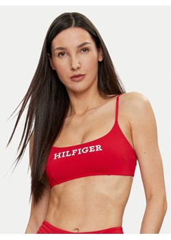 Tommy Hilfiger Góra od bikini UW0UW05302 Czerwony ze sklepu MODIVO w kategorii Stroje kąpielowe - zdjęcie 181161277