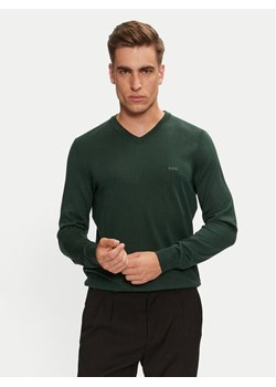 Boss Sweter Baram-L 50476363 Zielony Regular Fit ze sklepu MODIVO w kategorii Swetry męskie - zdjęcie 181161329