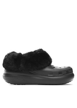 Crocs Klapki Crocs Furever Crush Clog 208446 Czarny ze sklepu MODIVO w kategorii Klapki damskie - zdjęcie 181161445