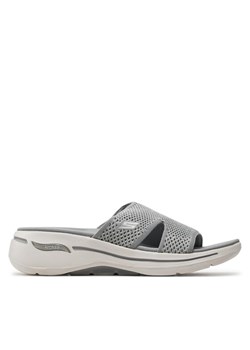 Skechers Klapki Go Walk Arch Fit Sandal-Joyful 140274/GRY Szary ze sklepu MODIVO w kategorii Klapki damskie - zdjęcie 181161626