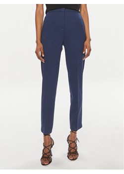 Pinko Spodnie materiałowe Bello 100155 A1L4 Granatowy Slim Fit ze sklepu MODIVO w kategorii Spodnie damskie - zdjęcie 181161765