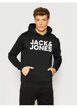 Jack&Jones Bluza Corp Logo 12152840 Czarny Regular Fit ze sklepu MODIVO w kategorii Bluzy męskie - zdjęcie 181161787