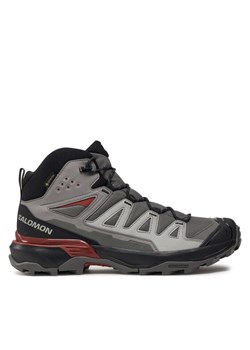 Salomon Trekkingi X Ultra 360 Mid Gore-Tex L47447800 Szary ze sklepu MODIVO w kategorii Buty trekkingowe męskie - zdjęcie 181161885