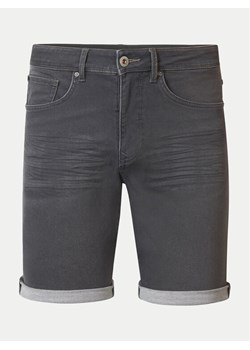 Petrol Industries Szorty jeansowe M-1040-SHO001 Szary Slim Fit ze sklepu MODIVO w kategorii Spodenki męskie - zdjęcie 181161889