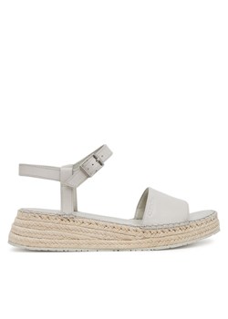 Calvin Klein Espadryle Wedge Rope Sandal Lth HW0HW02546 Biały ze sklepu MODIVO w kategorii Espadryle damskie - zdjęcie 181161969