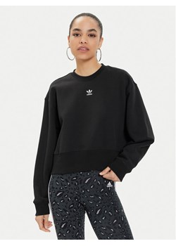 adidas Bluza adicolor Essentials IA6504 Czarny Relaxed Fit ze sklepu MODIVO w kategorii Bluzy damskie - zdjęcie 181162077