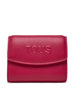 TOUS Mały Portfel Damski Pocket Tous Bloom 2002204225 Różowy ze sklepu MODIVO w kategorii Portfele damskie - zdjęcie 181162098