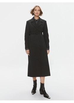 Herskind Płaszcz wełniany Ezara 4903956 Szary Regular Fit ze sklepu MODIVO w kategorii Płaszcze damskie - zdjęcie 181162237