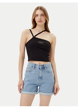 Volcom Top Stonezone B0112503 Czarny Slim Fit ze sklepu MODIVO w kategorii Bluzki damskie - zdjęcie 181162239