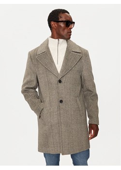Guess Płaszcz wełniany M4BL14 WGGF0 Czarny Regular Fit ze sklepu MODIVO w kategorii Płaszcze męskie - zdjęcie 181162256