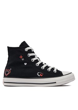 Converse Trampki Chuck Taylor All Star Y2K Heart A09116C Czarny ze sklepu MODIVO w kategorii Trampki damskie - zdjęcie 181162277
