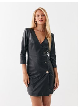 Liu Jo Sukienka z imitacji skóry CF3031 E0624 Czarny Slim Fit ze sklepu MODIVO w kategorii Sukienki - zdjęcie 181162296