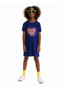 Desigual Sukienka codzienna 23SGVK09 Granatowy Regular Fit ze sklepu MODIVO w kategorii Sukienki dziewczęce - zdjęcie 181162456