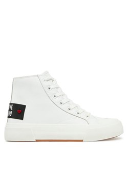 LOVE MOSCHINO Trampki JA15022G1MIA0100 Biały ze sklepu MODIVO w kategorii Trampki damskie - zdjęcie 181162569