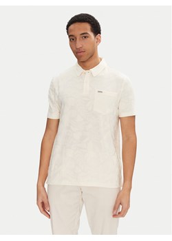 Guess Polo M5GP08 KCSJ0 Écru Regular Fit ze sklepu MODIVO w kategorii T-shirty męskie - zdjęcie 181162637
