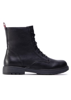 Geox Kozaki J Eclair G. D J049QD 000BC C9999 D Czarny ze sklepu MODIVO w kategorii Buty zimowe dziecięce - zdjęcie 181162809
