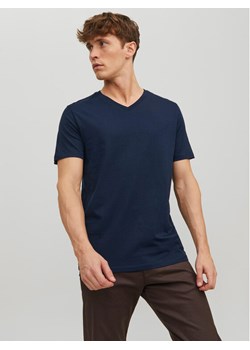 Jack&Jones T-Shirt Basic 12156102 Granatowy Standard Fit ze sklepu MODIVO w kategorii T-shirty męskie - zdjęcie 181162849