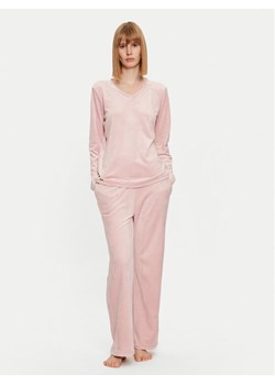 Selmark Piżama Polar Soft P6273 Różowy Regular Fit ze sklepu MODIVO w kategorii Piżamy damskie - zdjęcie 181162866