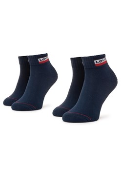 Levi's® Zestaw 2 par niskich skarpet unisex 37157-0147 Granatowy ze sklepu MODIVO w kategorii Skarpetki damskie - zdjęcie 181162885