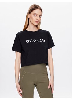 Columbia T-Shirt North Casades 1930051 Czarny Cropped Fit ze sklepu MODIVO w kategorii Bluzki damskie - zdjęcie 181163009