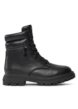 Calvin Klein Jeans Trapery Lace-Up Bootie V3A5-80687-1355 S Czarny ze sklepu MODIVO w kategorii Buty zimowe dziecięce - zdjęcie 181163077