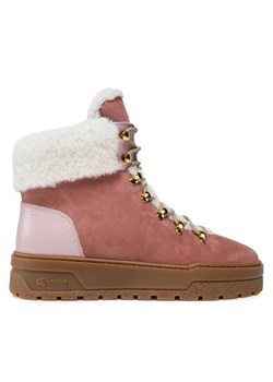 Pollini Botki SA21254H0HTGC62A Różowy ze sklepu MODIVO w kategorii Workery damskie - zdjęcie 181163178