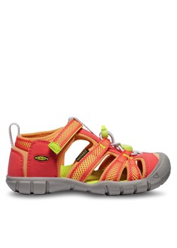 Keen Sandały Jasper Suede Sneakers 1028844 Pomarańczowy ze sklepu MODIVO w kategorii Buty trekkingowe dziecięce - zdjęcie 181163217