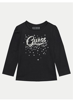 Guess Bluzka K4BI02 J1314 Czarny Regular Fit ze sklepu MODIVO w kategorii Bluzki dziewczęce - zdjęcie 181163238