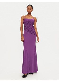 Rinascimento Sukienka koktajlowa 1000770039414 Fioletowy Slim Fit ze sklepu MODIVO w kategorii Sukienki - zdjęcie 181163449