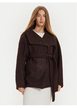 Gina Tricot Płaszcz zimowy 24039 Brązowy Oversize ze sklepu MODIVO w kategorii Płaszcze damskie - zdjęcie 181163649
