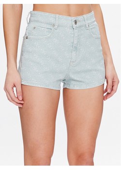 Guess Szorty jeansowe Lella W3GD49 WF5V3 Zielony Relaxed Fit ze sklepu MODIVO w kategorii Szorty - zdjęcie 181163656