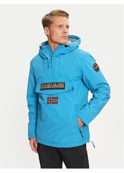 Napapijri Kurtka anorak Rainforest Pocket 2 NP0A4GMD Niebieski Regular Fit ze sklepu MODIVO w kategorii Kurtki męskie - zdjęcie 181163677