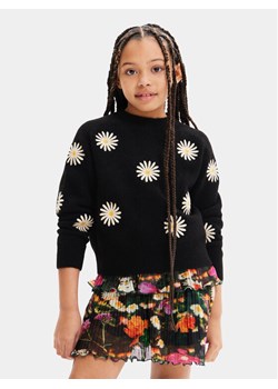 Desigual Sweter 23WGJF01 Czarny Regular Fit ze sklepu MODIVO w kategorii Swetry dziewczęce - zdjęcie 181163739
