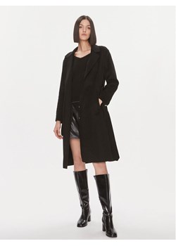 Liu Jo Płaszcz wełniany MF3242 T4627 Czarny Regular Fit ze sklepu MODIVO w kategorii Płaszcze damskie - zdjęcie 181163809