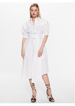 Pinko Sukienka koszulowa 100886 Y6VW Biały Regular Fit ze sklepu MODIVO w kategorii Sukienki - zdjęcie 181163819