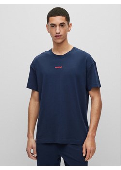 Hugo T-Shirt Linked 50493057 Granatowy Relaxed Fit ze sklepu MODIVO w kategorii T-shirty męskie - zdjęcie 181163879
