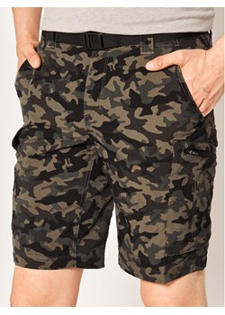Columbia Szorty sportowe Silver Ridge II Printed Cargo 1587033 Czarny Regular Fit ze sklepu MODIVO w kategorii Spodenki męskie - zdjęcie 181164067