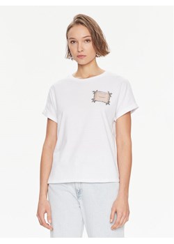 TWINSET T-Shirt 241TP2211 Biały Regular Fit ze sklepu MODIVO w kategorii Bluzki damskie - zdjęcie 181164155