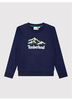 Timberland Bluza T25T57 D Granatowy Regular Fit ze sklepu MODIVO w kategorii Bluzy chłopięce - zdjęcie 181164166
